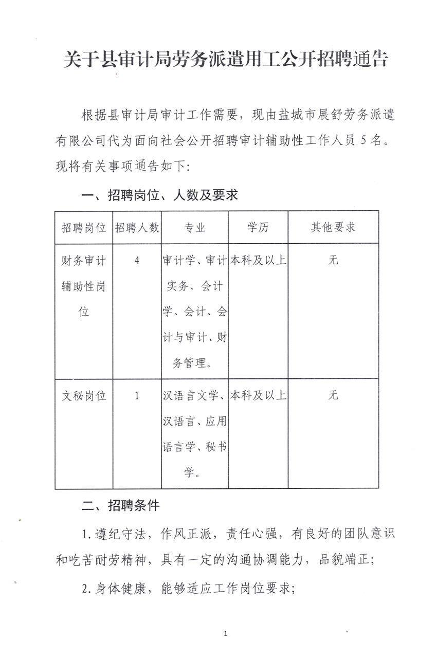 饶平县审计局最新招聘概览